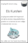 26-03-2024 In memoriam. Els Kursten